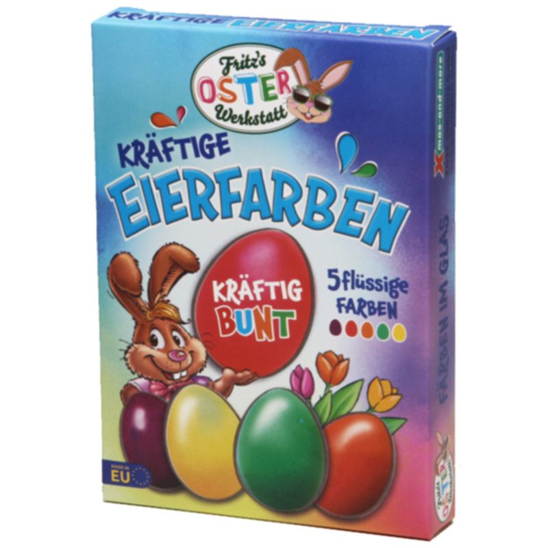 Eierfarbe Kaltfarbe kräftig bunt 5 Farben kaufen